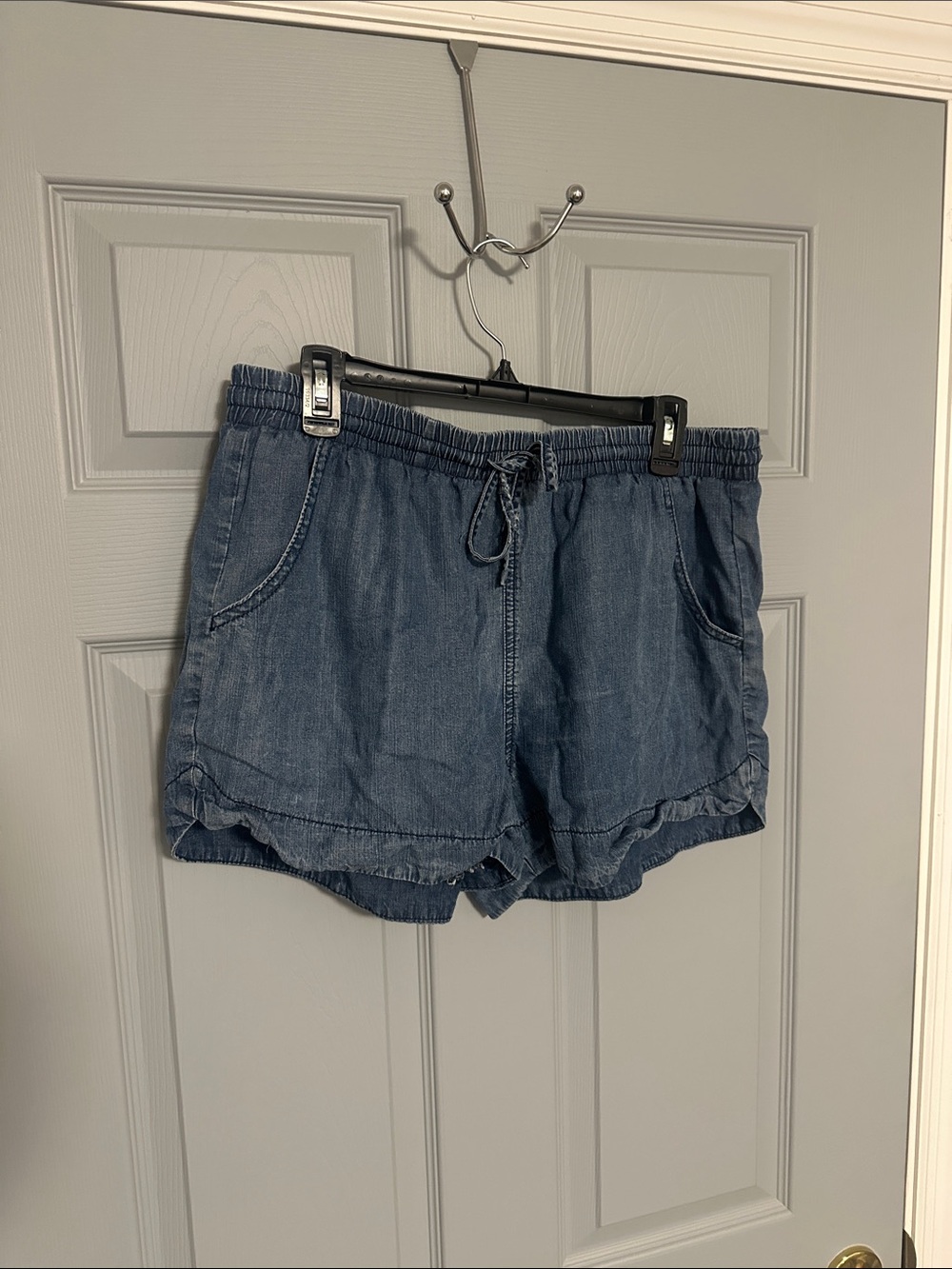 Universal Thread Denim Drawstring Jean Shorts - Blue